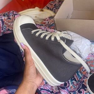 Stylish Black and White Men's Sneakers